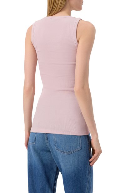 Хлопковая майка BOSS ORANGE, арт. 50504245, фото 4