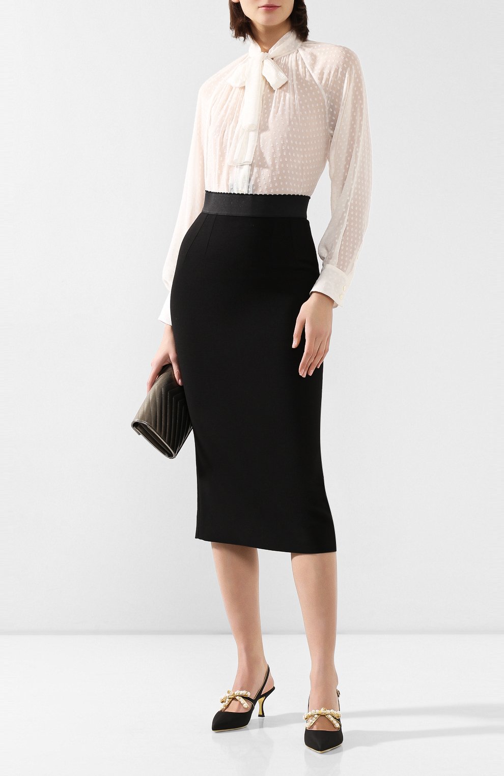 Текстильные туфли lori DOLCE & GABBANA, арт. CG0373/AJ696, фото 2