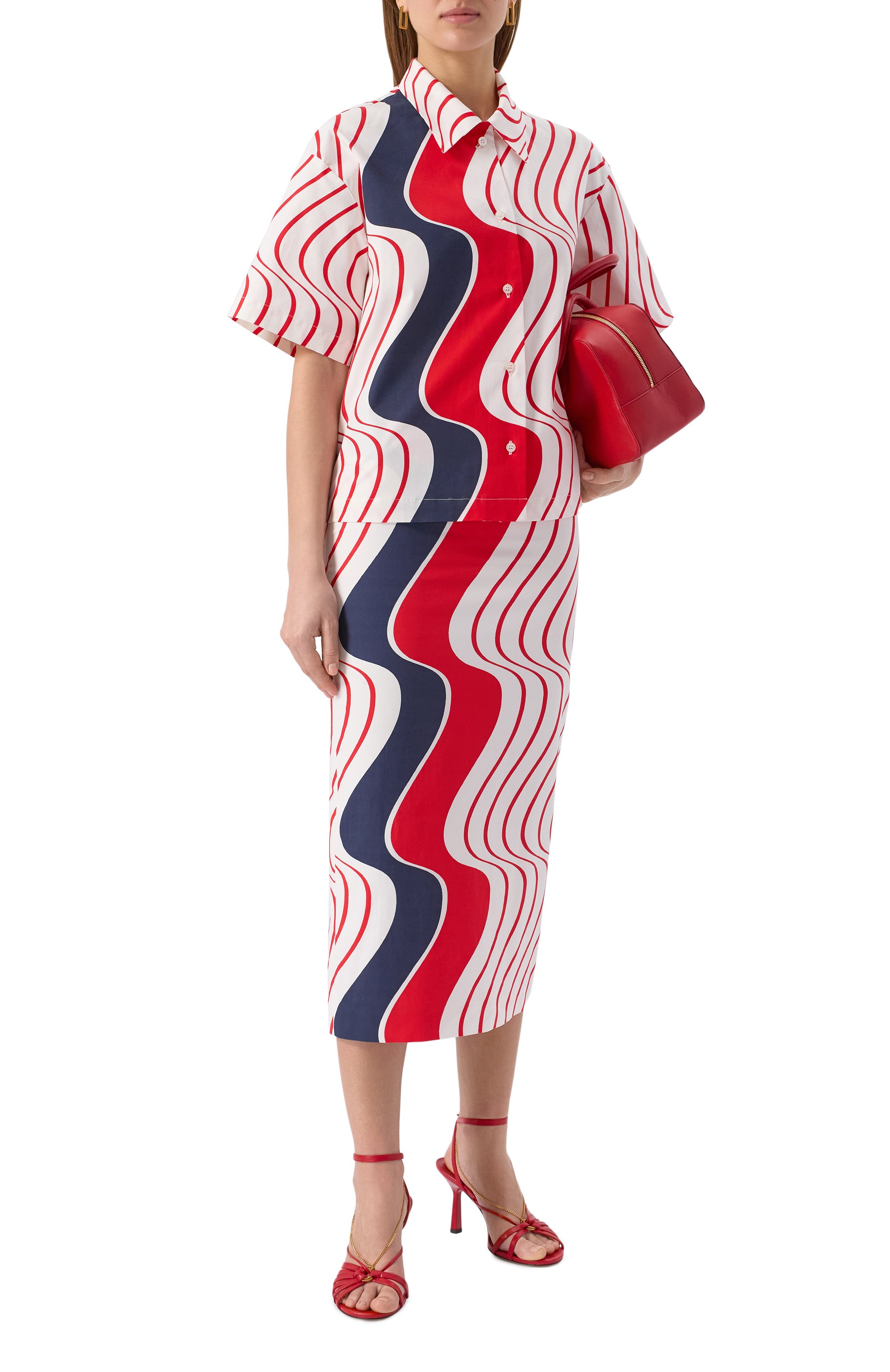 Хлопковая рубашка MSGM, арт. 3842MDE12/257365, фото 2