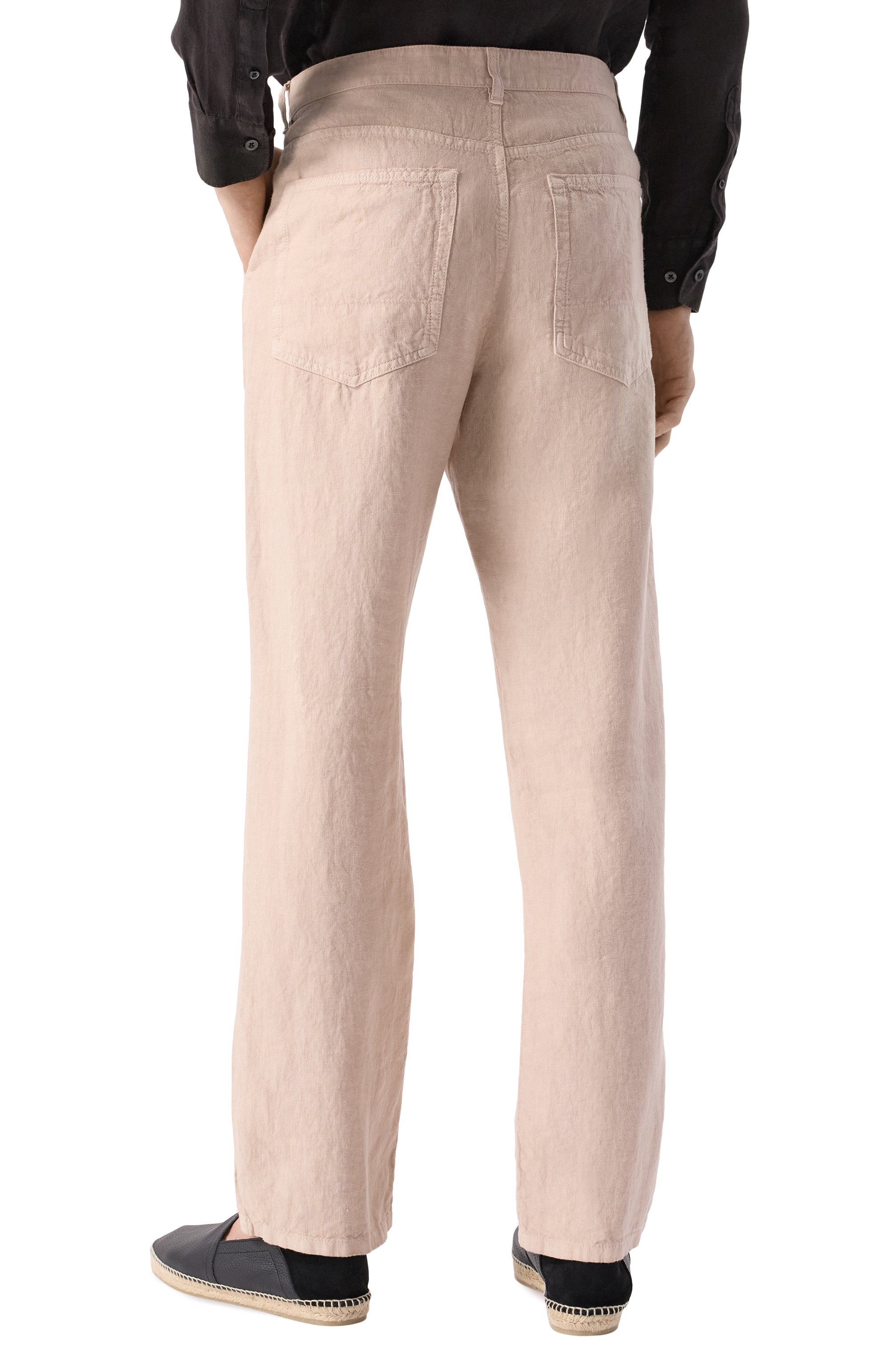 Льняные брюки 120% LINO, арт. 32ALIM29PQ/0476/000, фото 4