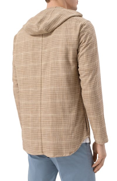 Рубашка из шерсти и шелка KITON, арт. UMCPETEK0617E18, фото 4