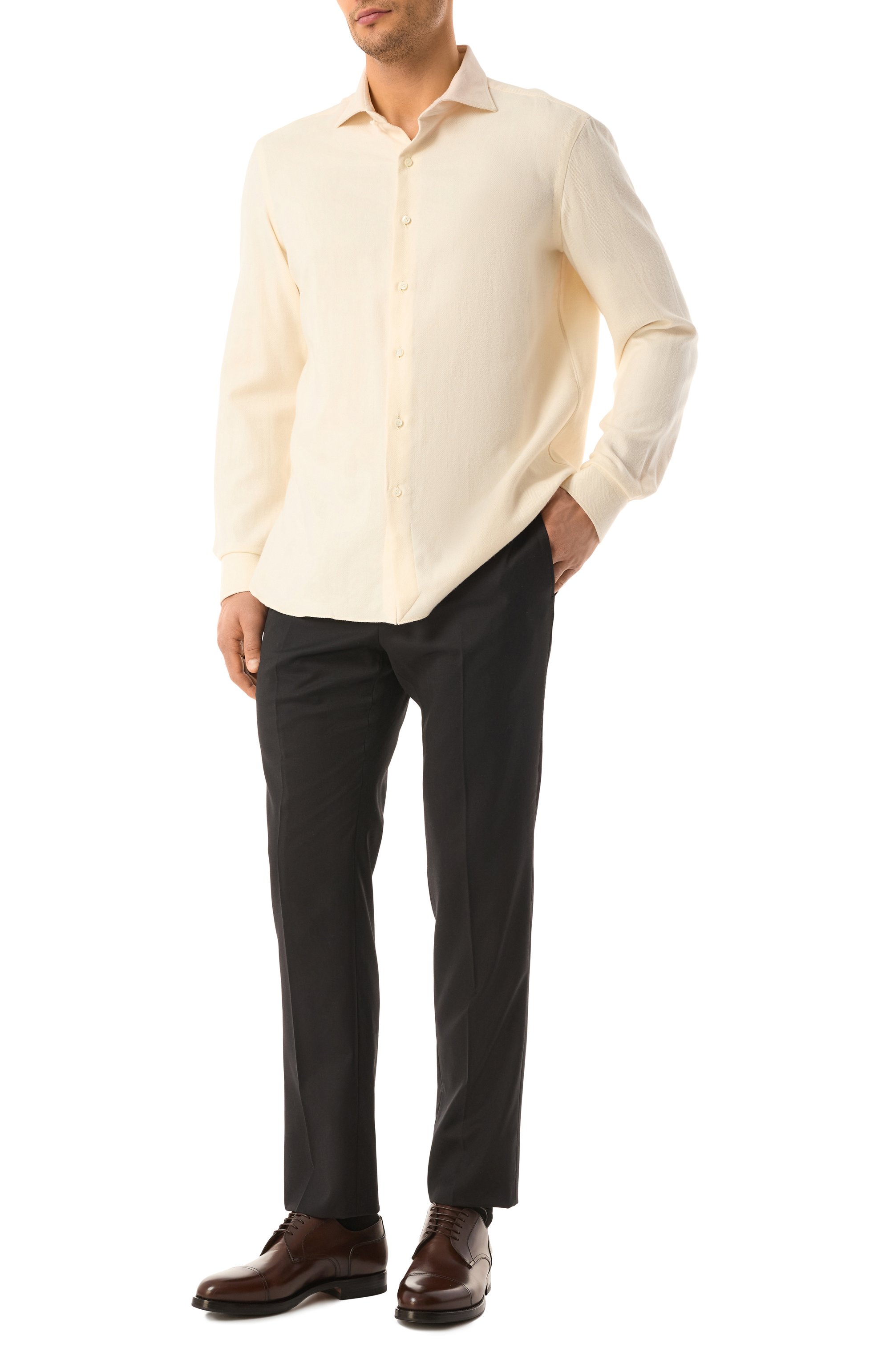 Шерстяные брюки CORNELIANI, арт. 945002-9418150, фото 2