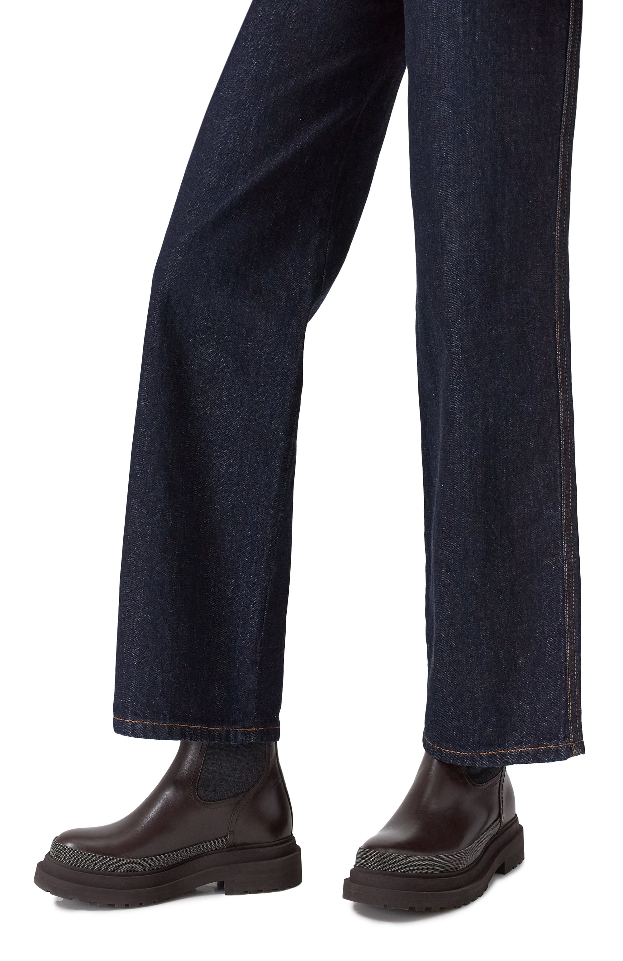 Кожаные челси BRUNELLO CUCINELLI, арт. MZ0LG2745P, фото 3