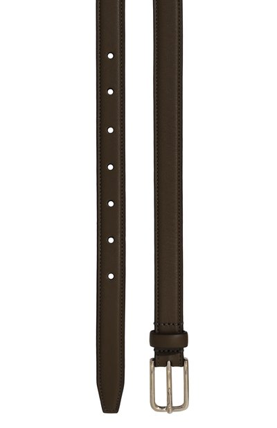 Кожаный ремень ARMARIUM хаки цвета по цене 25350 руб., арт. ARMFWBE02/LE02, фото 3 Кожаный ремень ARMARIUM, арт. ARMFWBE02/LE02, фото 3