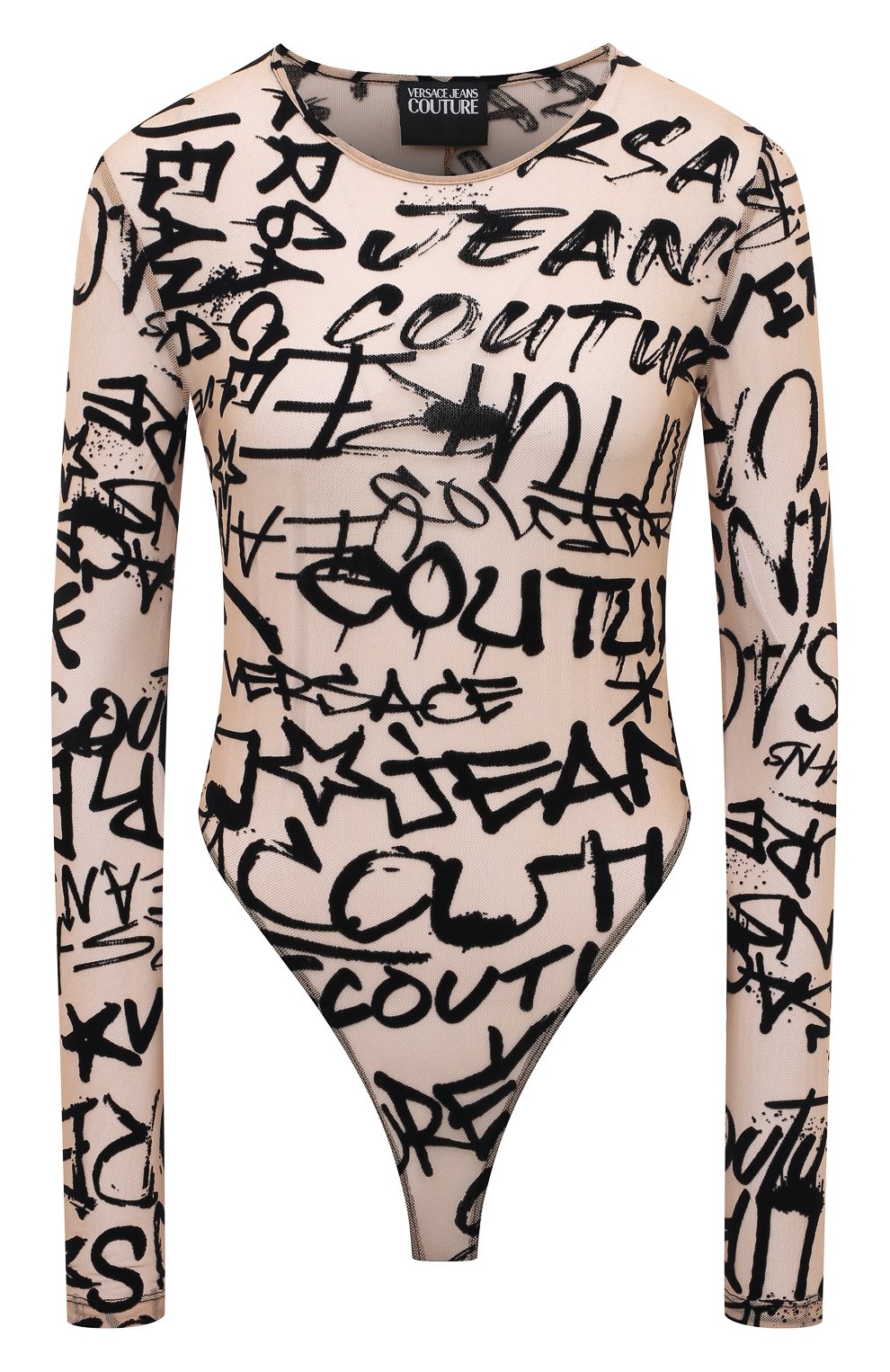 Боди VERSACE JEANS COUTURE бежевого цвета по цене 27500 руб., арт. 75HAM221/JS215, фото 1 Боди VERSACE JEANS COUTURE, арт. 75HAM221/JS215, фото 1