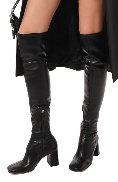 Кожаные ботфорты lyon GIANVITO ROSSI, арт. G80367.70RIC.ENSNER0, фото 3