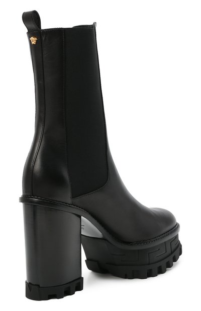 Кожаные ботильоны greca labyrinth VERSACE, арт. DST420Q/DVTA3, фото 4