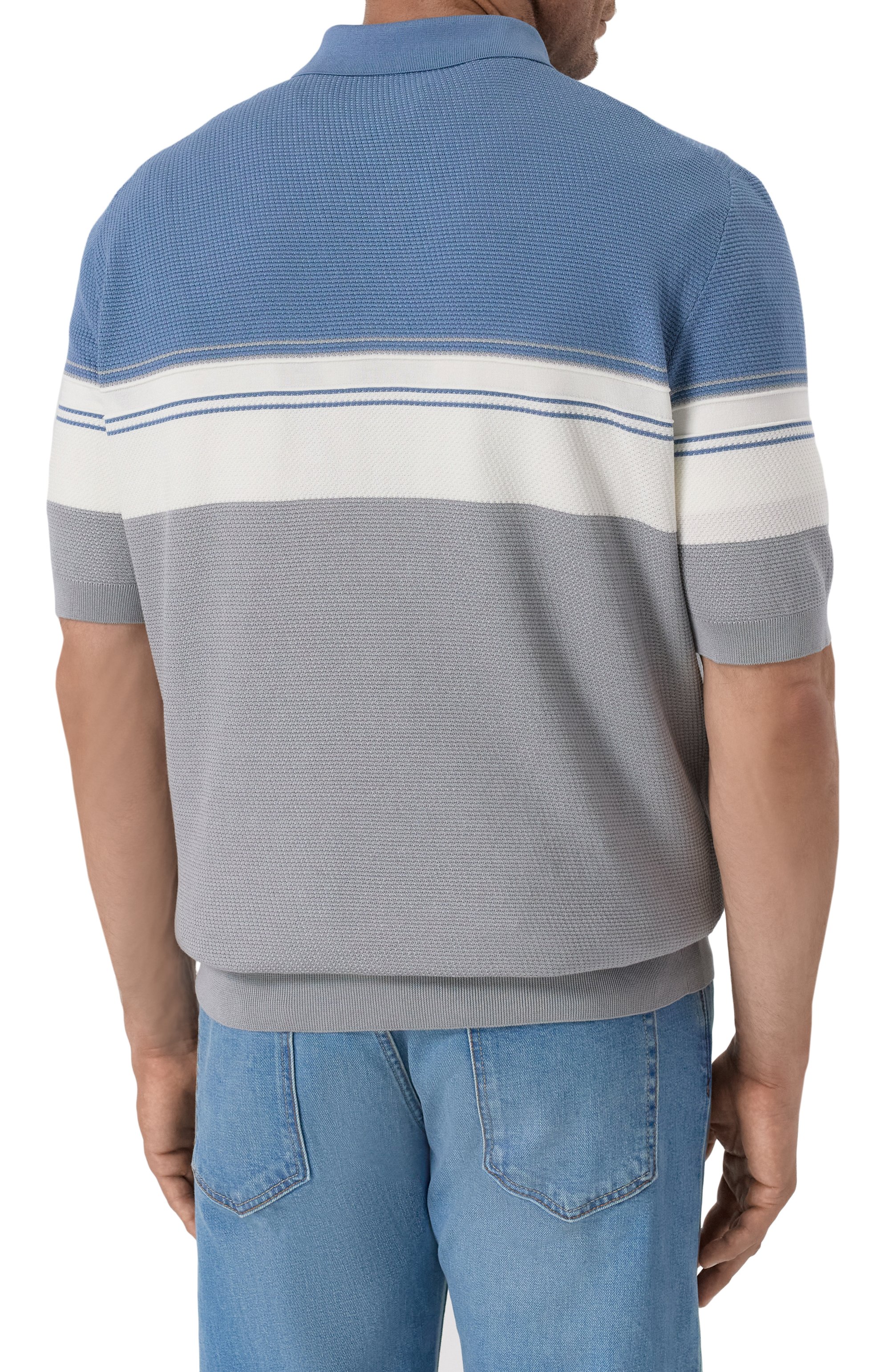 Поло из хлопка и шелка ZILLI, арт. KBP002M0142VTHL00/62, фото 4