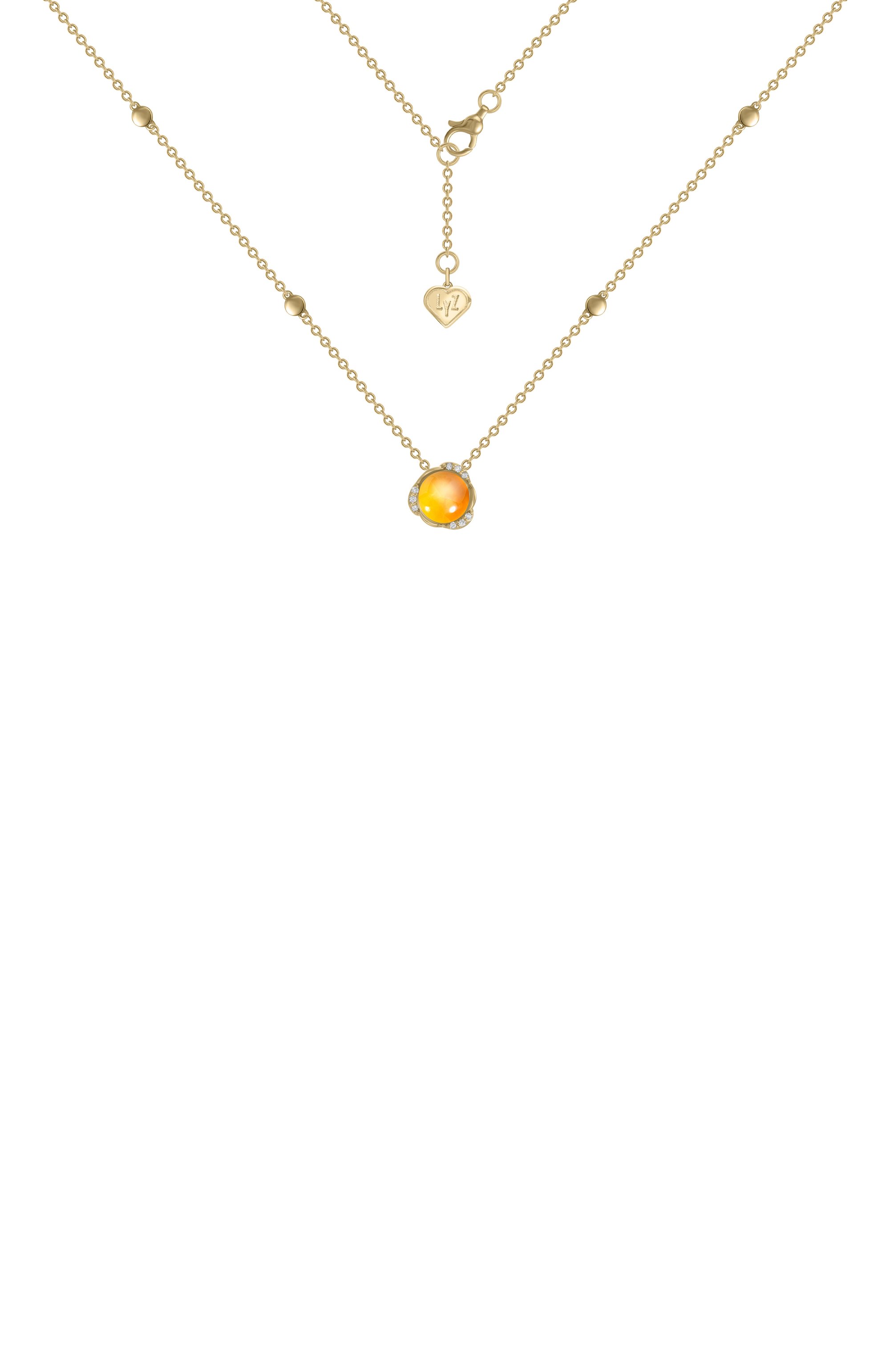 Колье LUCKY ZNAKY, арт. MERLYZ-CH02-BTCIT-Y-8 MM, фото 1