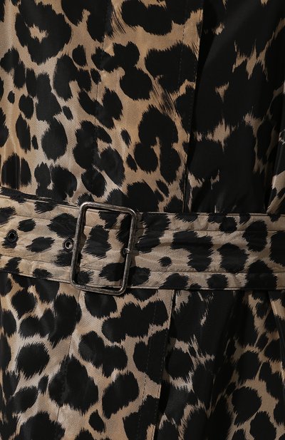 Плащ с поясом DRIES VAN NOTEN леопардового цвета по цене 197500 руб., арт. 201-10230-9087, фото 5 Плащ с поясом DRIES VAN NOTEN, арт. 201-10230-9087, фото 5