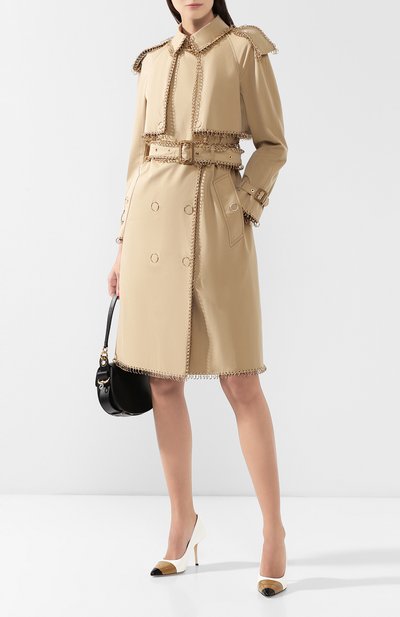 Хлопковый тренч gabardine BURBERRY бежевого цвета по цене 876000 руб., арт. 4560909, фото 2 Хлопковый тренч gabardine BURBERRY, арт. 4560909, фото 2