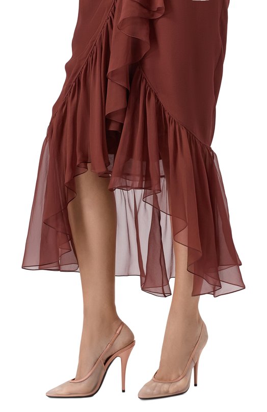 Текстильные туфли Anita 110 Saint Laurent 859082/2WJAI Бежевый  859082/2WJAI Фото 2