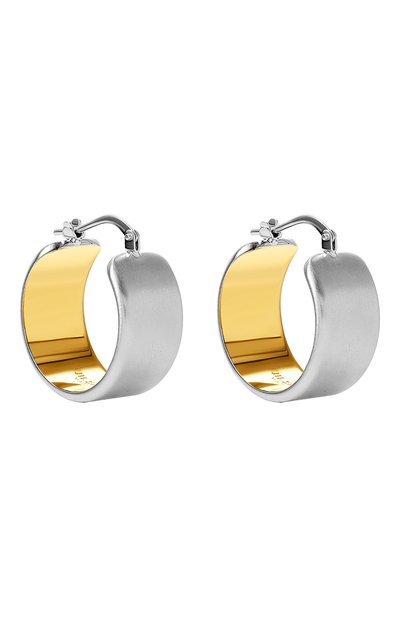 Серьги JIL SANDER серебряного цвета по цене 61550 руб., арт. J12VG0218 P6959, фото 3 Серьги JIL SANDER, арт. J12VG0218 P6959, фото 3