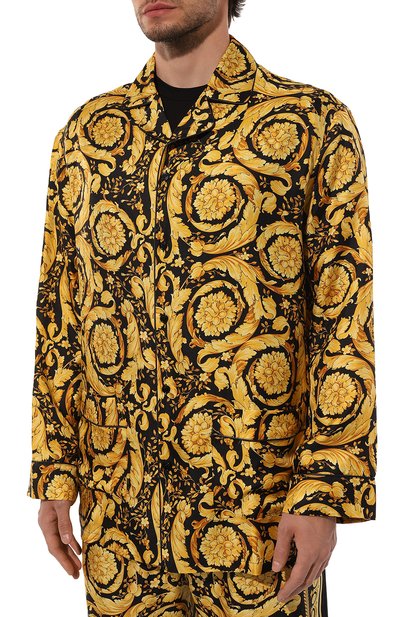 Шелковая сорочка VERSACE, арт. 1005376/1A04661, фото 3