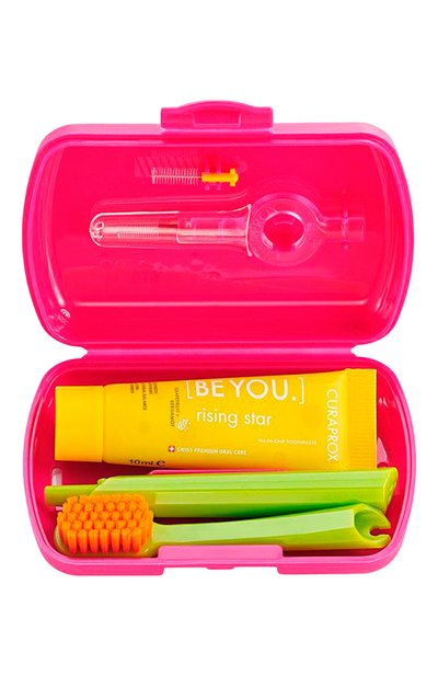 Женское дорожный набор be you в красном боксе CURAPROX, арт. 7612412429909