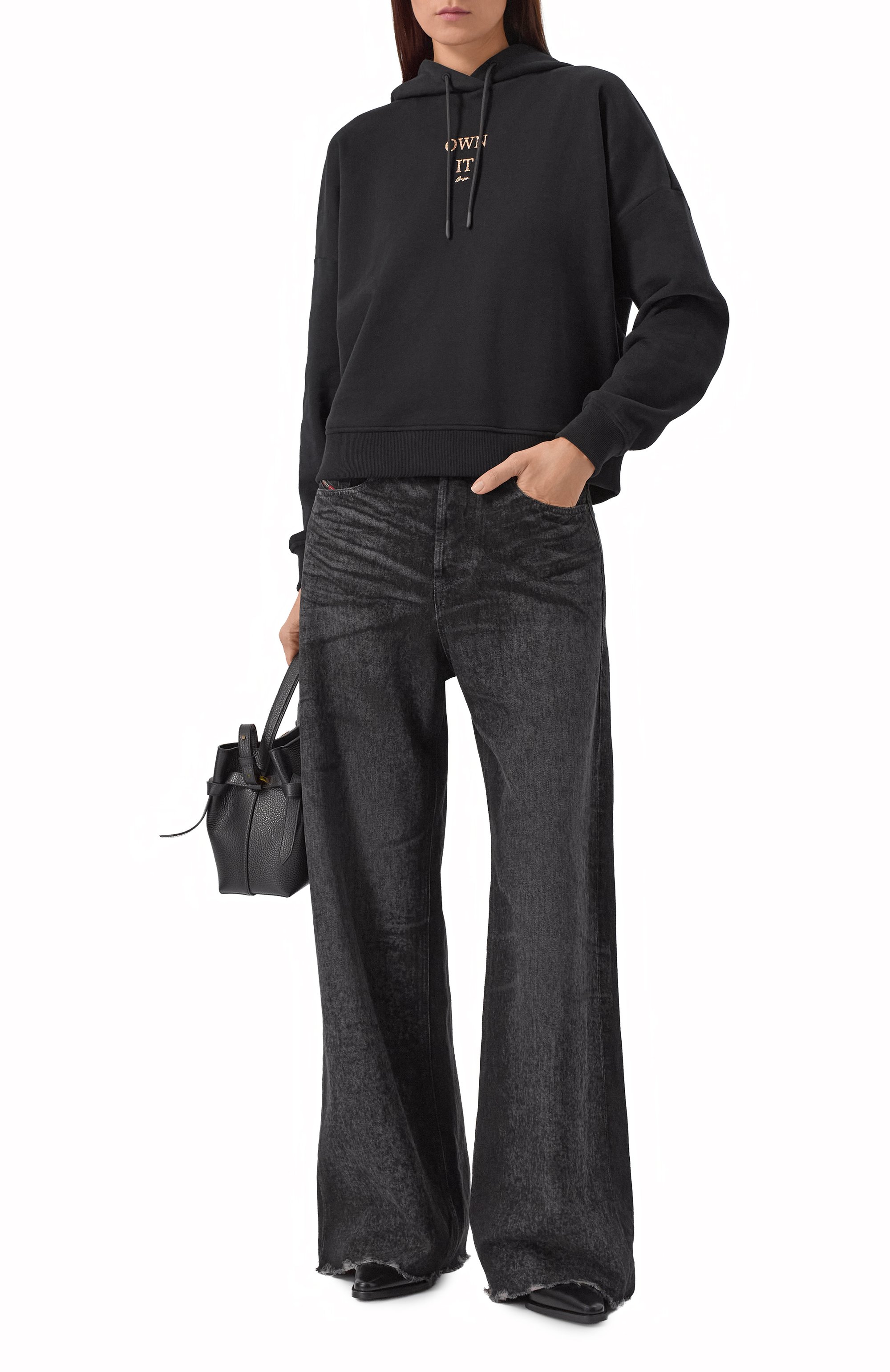 Хлопковое худи BOSS ORANGE, арт. 50551429, фото 2