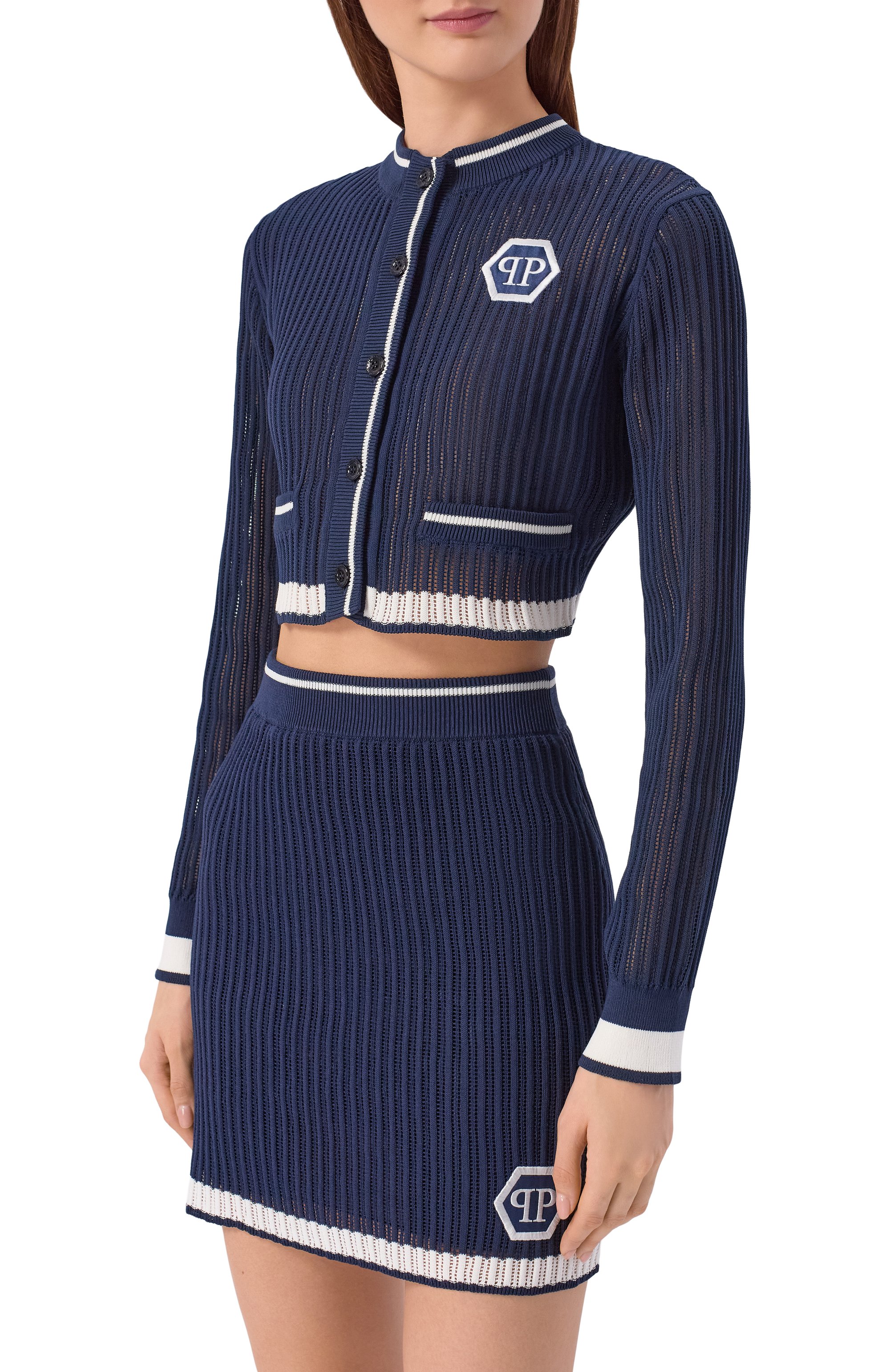 Хлопковый кардига н PHILIPP PLEIN, арт. SAFC WKQ0167 PKN002N, фото 3