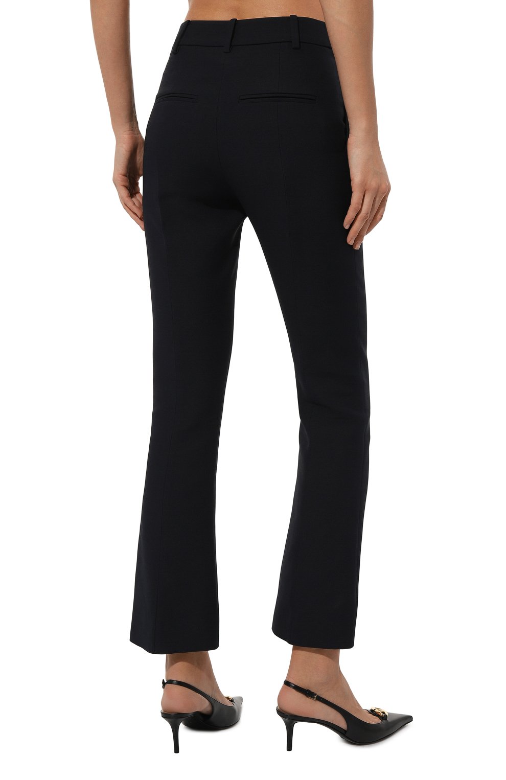 Брюки из шерсти и шелка VALENTINO, арт. 5B3RB3651CF, фото 4