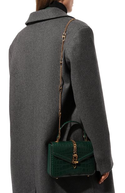 Сумка sylvie 1969 из кожи аллигатора GUCCI, арт. 589479 EV40G, фото 2