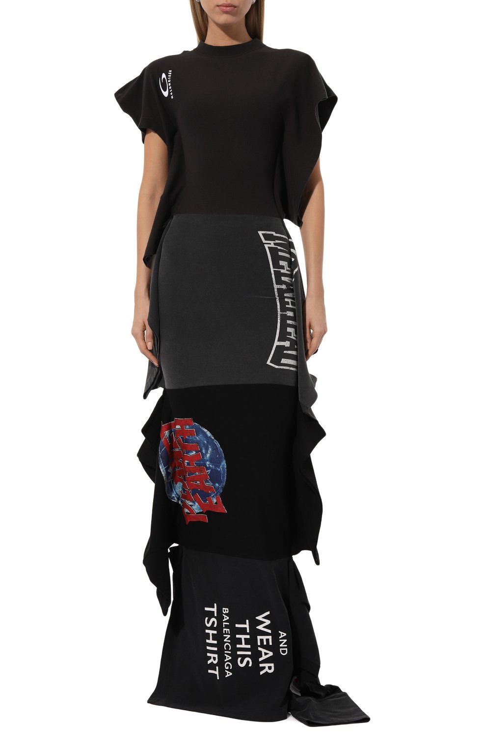 Хлопковое платье BALENCIAGA, арт. 807477/TRVG9, фото 3