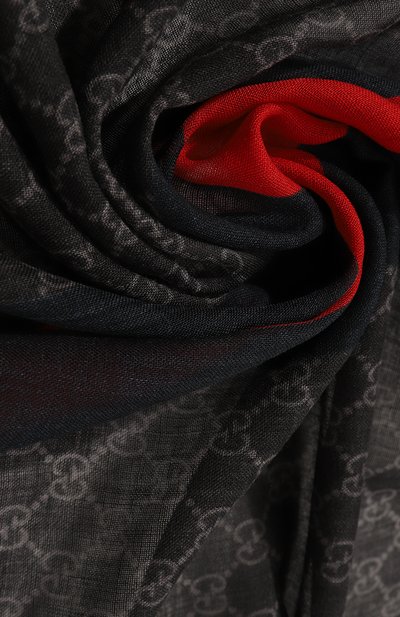 Шерстяной шарф GUCCI, арт. 497915/4G200, фото 4