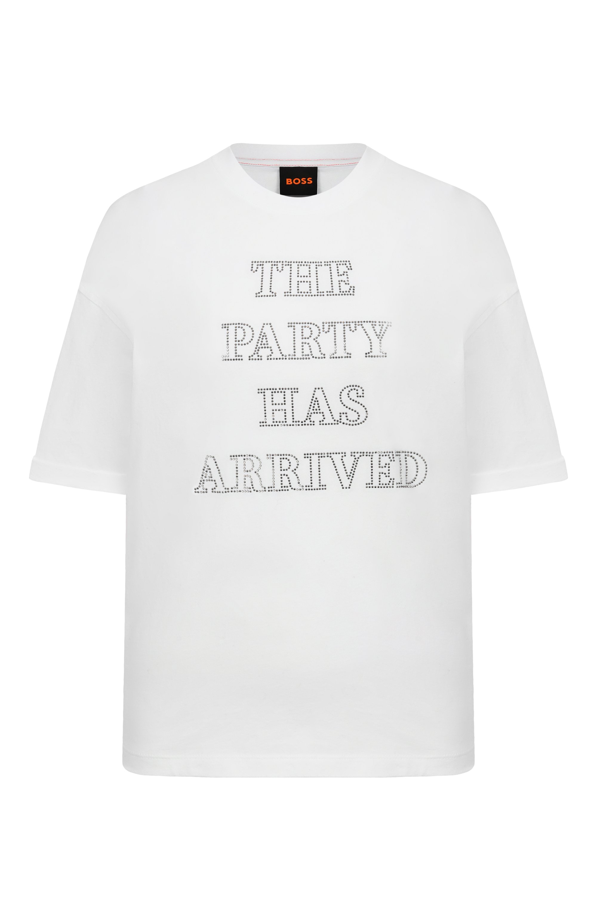 Хлопковая футболка BOSS ORANGE, арт. 50549195, фото 1