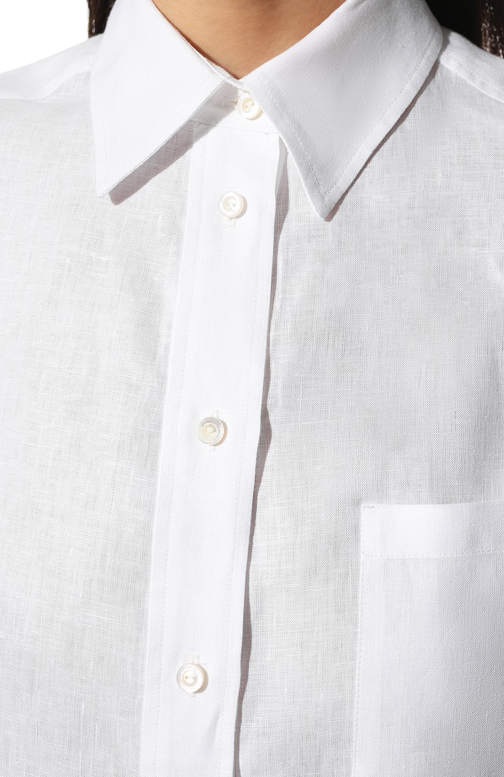 Льняная рубашка LORO PIANA, арт. FAL5890, фото 5