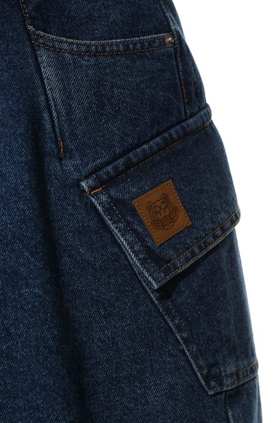 Джинсовая юбка KENZO синего цвета по цене 28350 руб., арт. FC52DJ2636EA, фото 5 Джинсовая юбка KENZO, арт. FC52DJ2636EA, фото 5