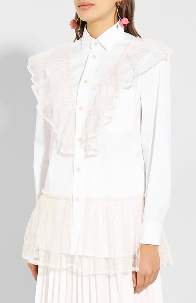 Хлопковая блузка REDVALENTINO, арт. TR0ABD20/50K, фото 3