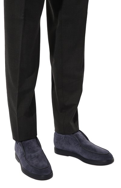 Замшевые ботинки STEFANO RICCI темно-синего цвета по цене 94150 руб., арт. UC62_G4203/SDP, фото 3 Замшевые ботинки STEFANO RICCI, арт. UC62_G4203/SDP, фото 3