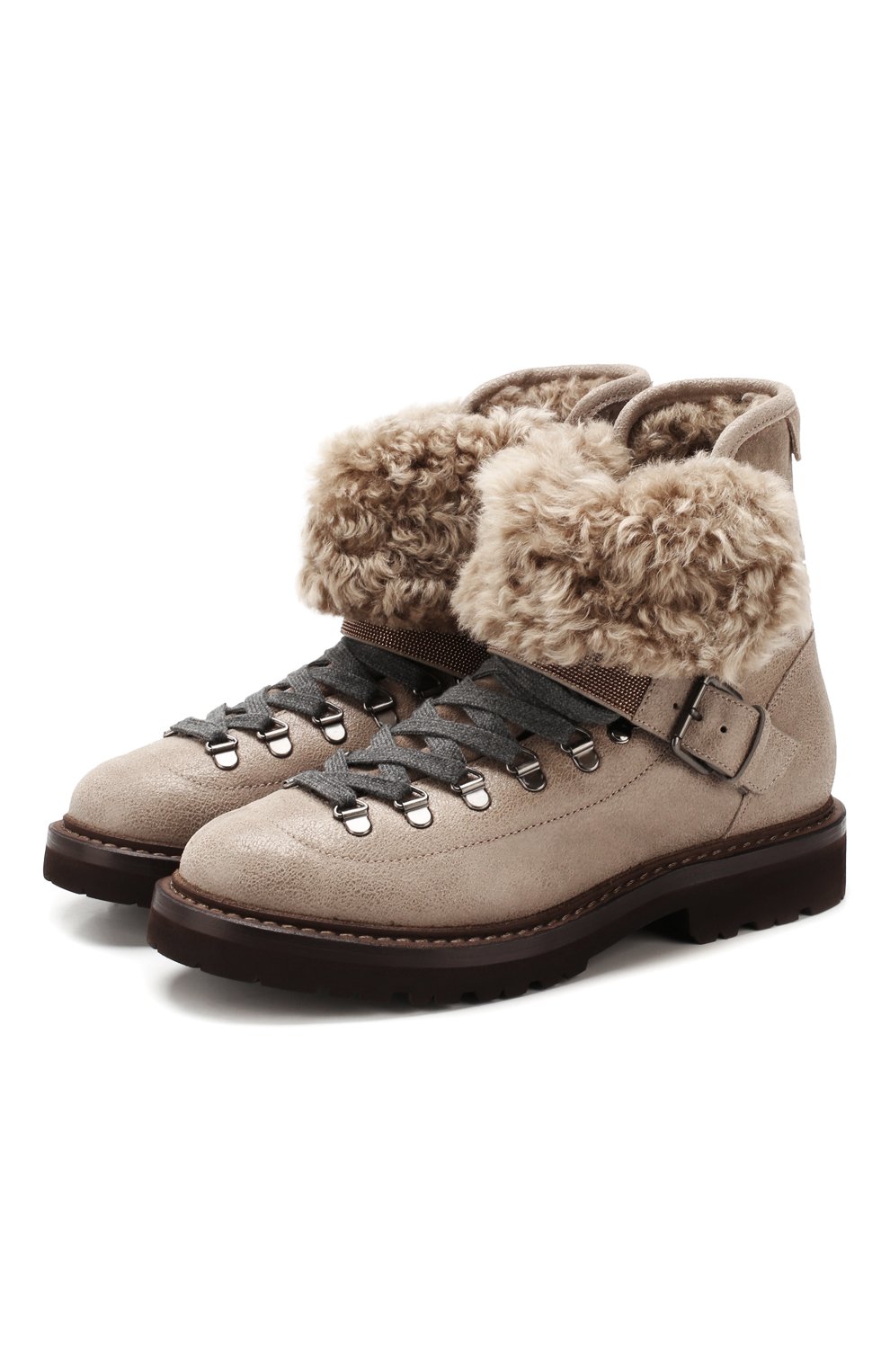 Замшевые ботинки BRUNELLO CUCINELLI, арт. MZAMG1599, фото 1