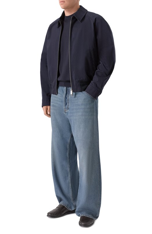 Хлопковый джемпер Laneus S6LAMAKE018 Синий  S6LAMAKE018 Фото 2