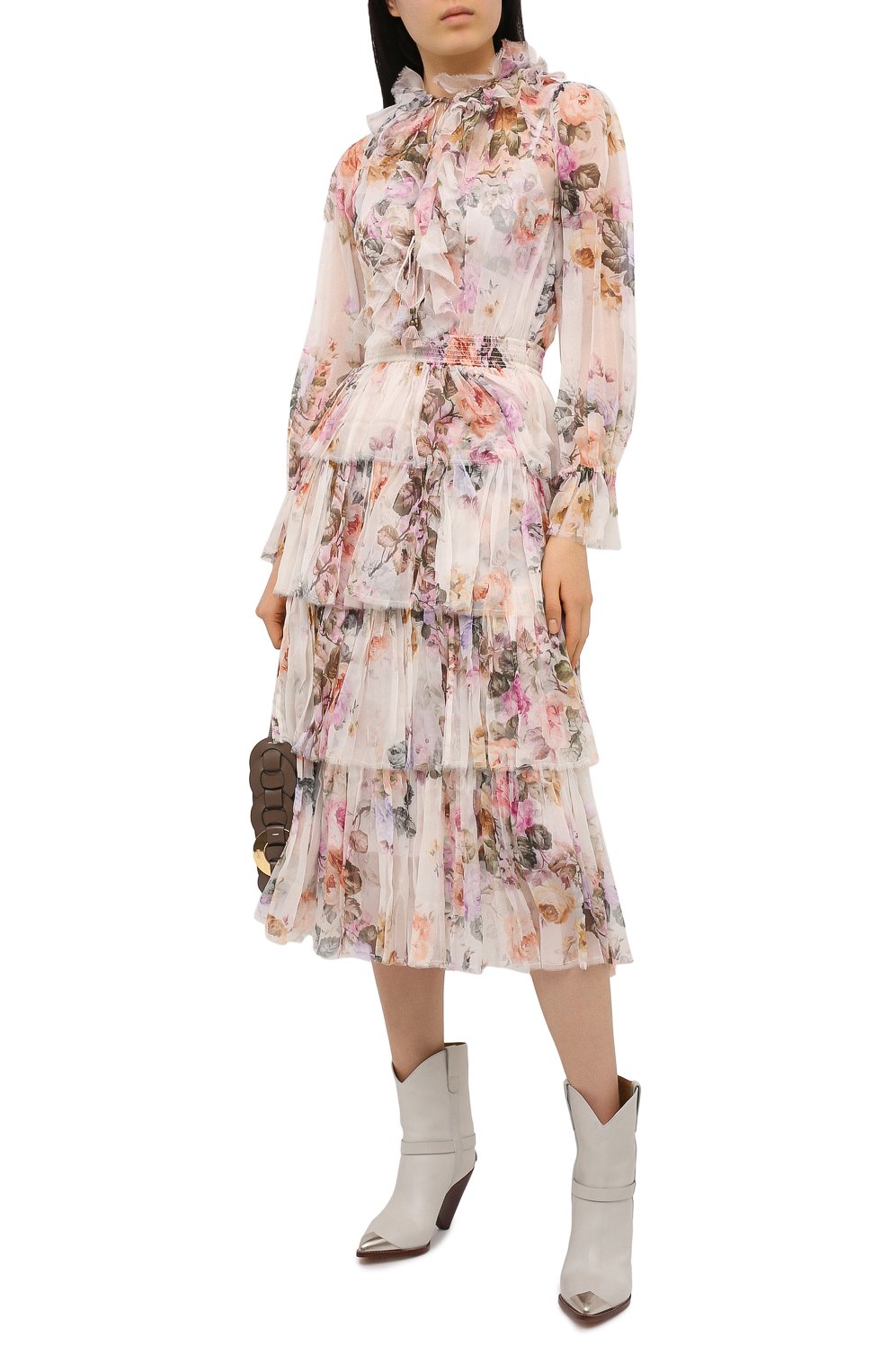 Шелковое платье ZIMMERMANN, арт. 9902DBRG, фото 2