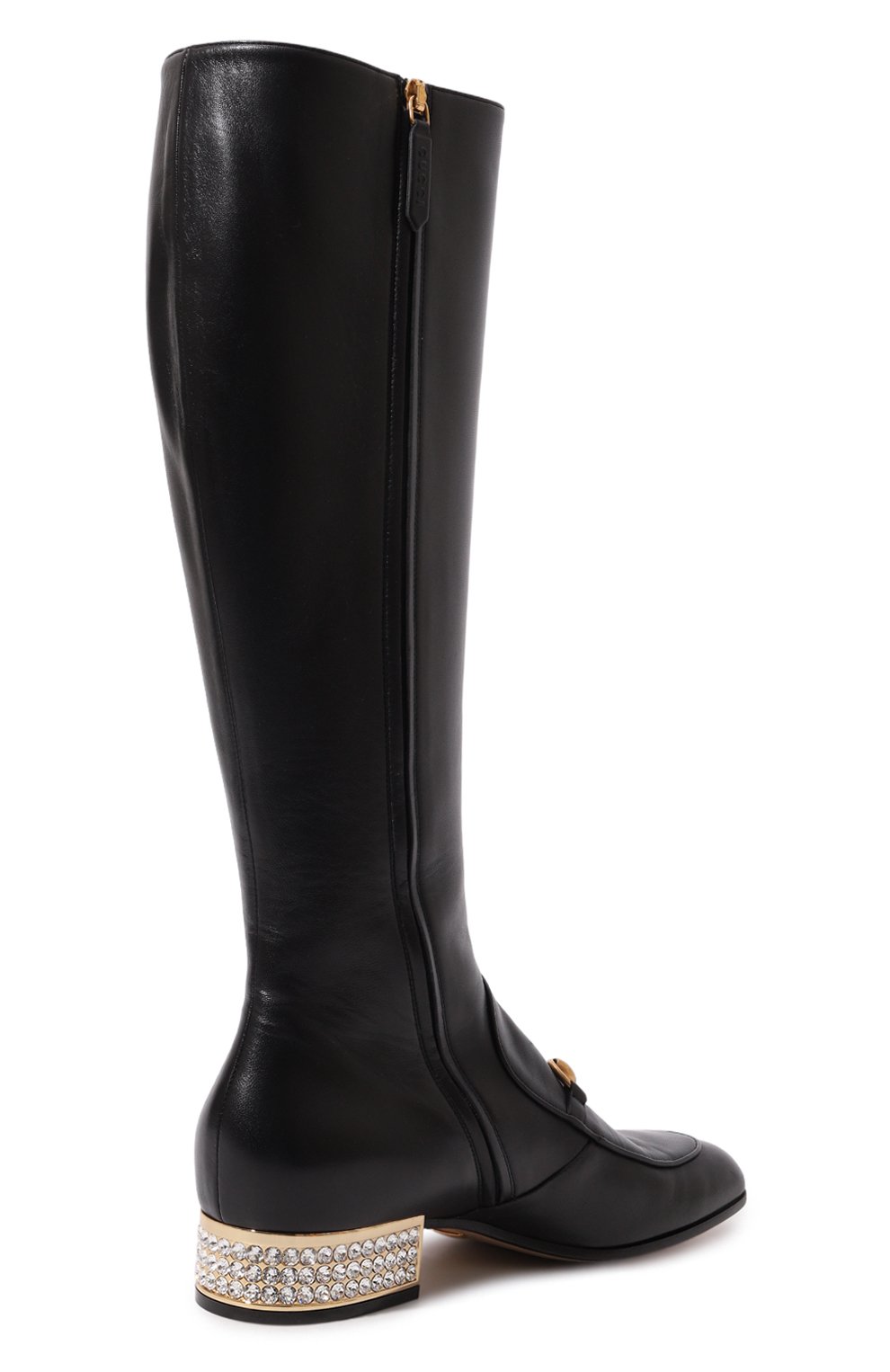 Кожаные сапоги GUCCI, арт. 525248 BKO00, фото 5