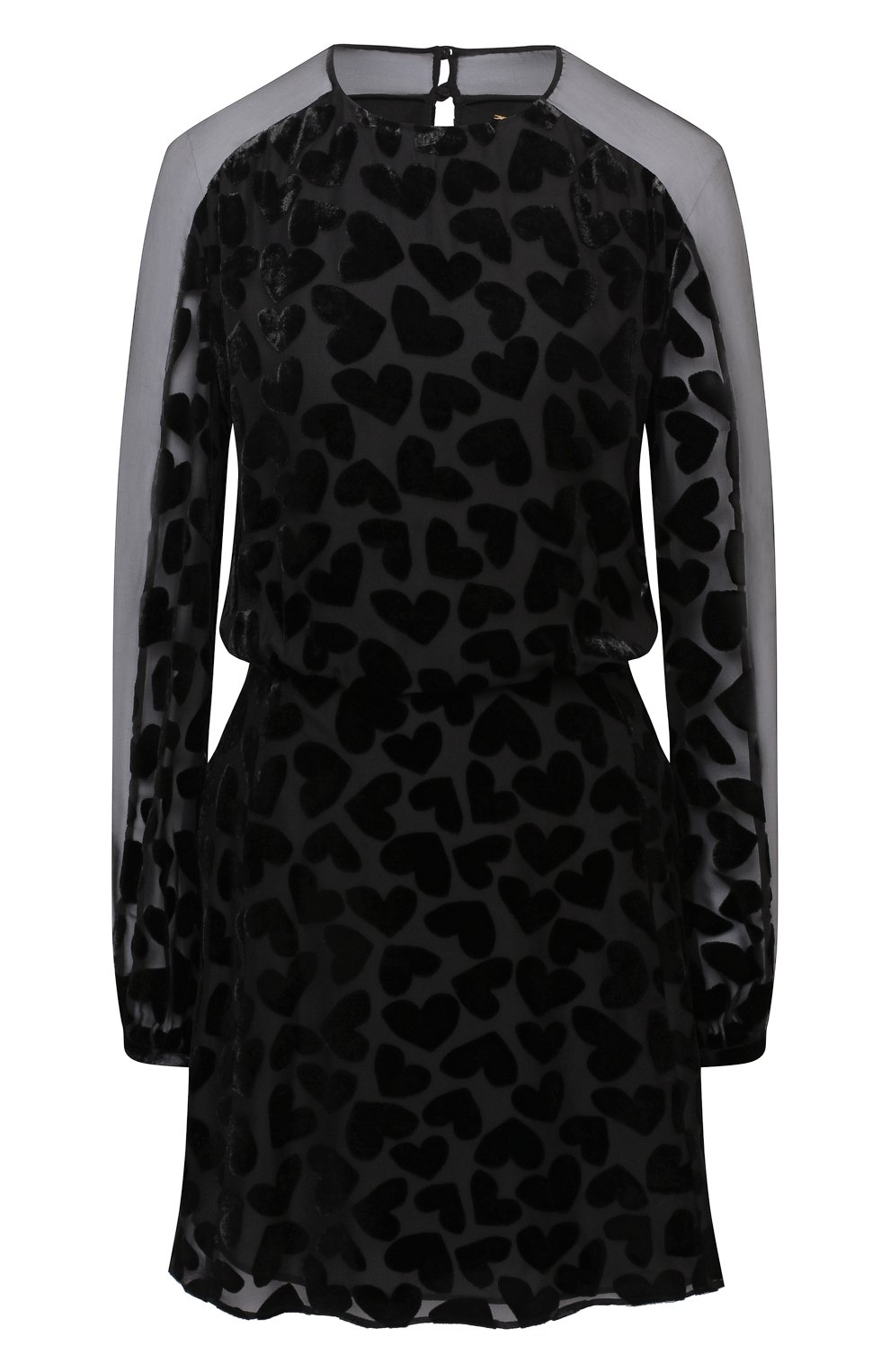 Платье из вискозы и шелка SAINT LAURENT, арт. 627116/Y5B11, фото 1