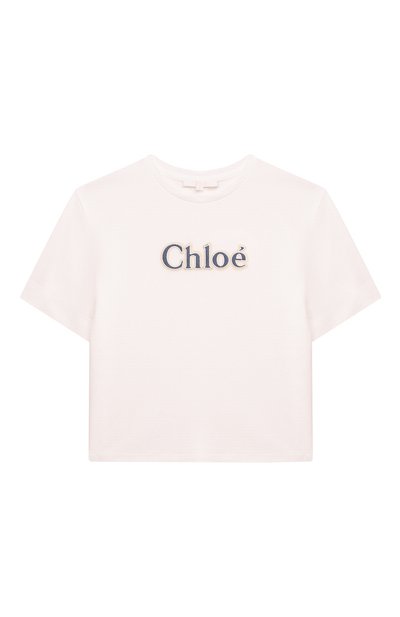 Хлопковая футболка CHLOÉ, арт. C20387