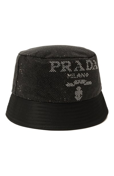 Мужская панама с отделкой стразами PRADA, арт. 2HC137-2D0S-F0002
