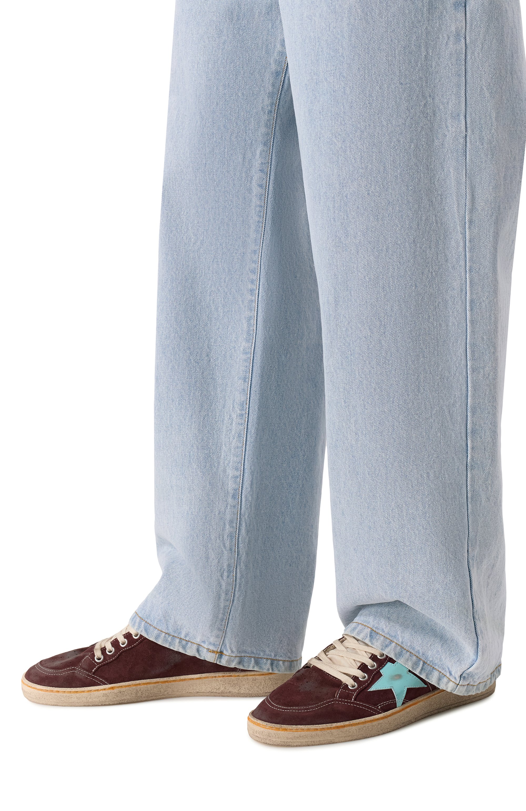 Замшевые кеды ball star  GOLDEN GOOSE DELUXE BRAND, арт. GMF00117.F007368, фото 3