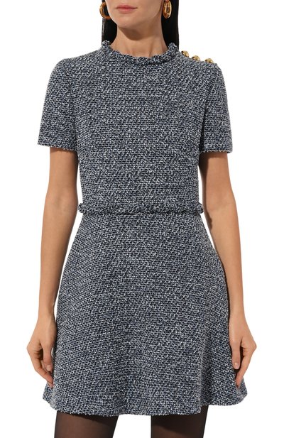 Твидовое платье VALENTINO, арт. 5B3VAAE58SB, фото 3