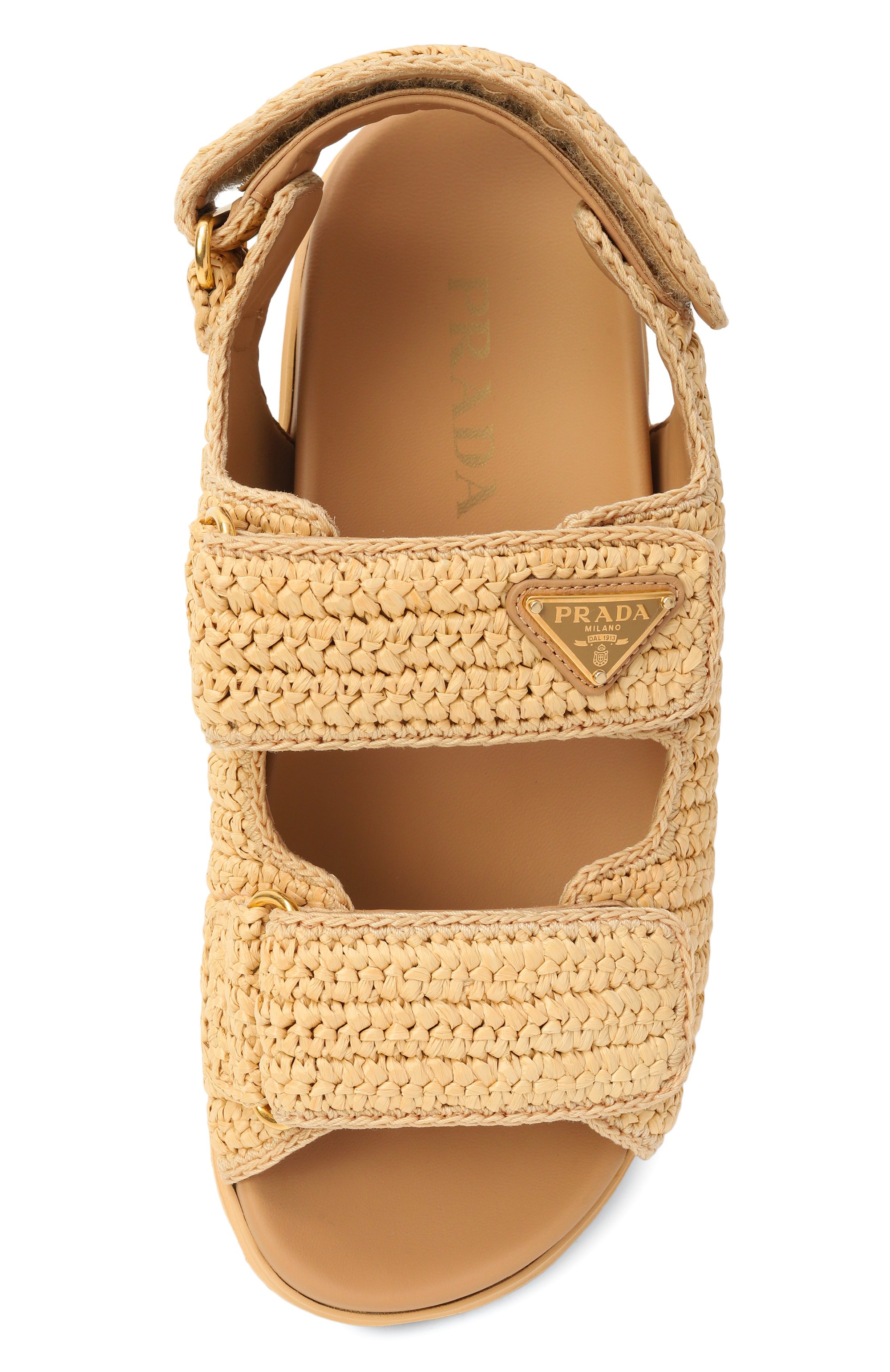 Текстильные сандалии PRADA, арт. 1X440N/2C2T, фото 6