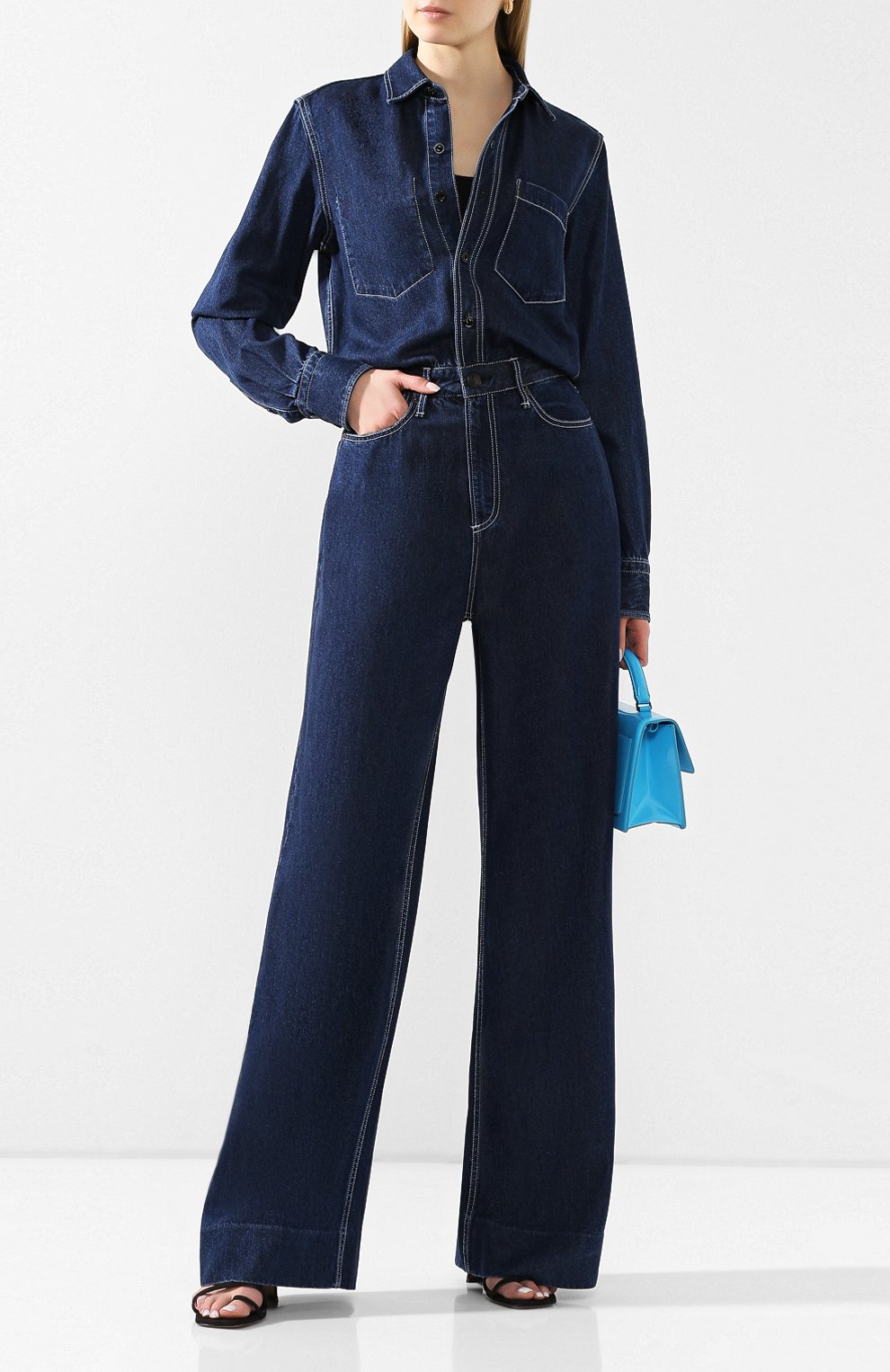 Джинсовый комбинезон RAG AND BONE, арт. WCW19HJ004NI04, фото 2