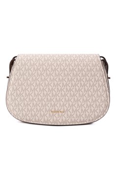 Женская сумка lydia medium MICHAEL MICHAEL KORS кремового цвета, арт. 30R5GL0M2B | Фото 1 (Размер: medium; Материал: Канва, Экокожа)