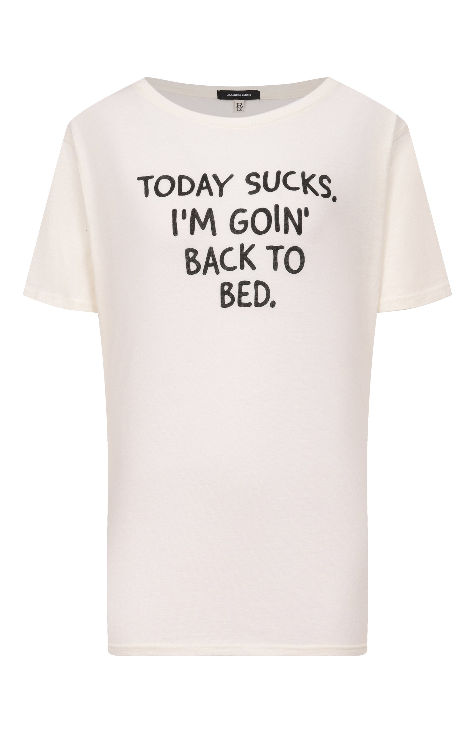 Футболка из хлопка и кашемира R13, арт. R13WK001-K142B, фото 1