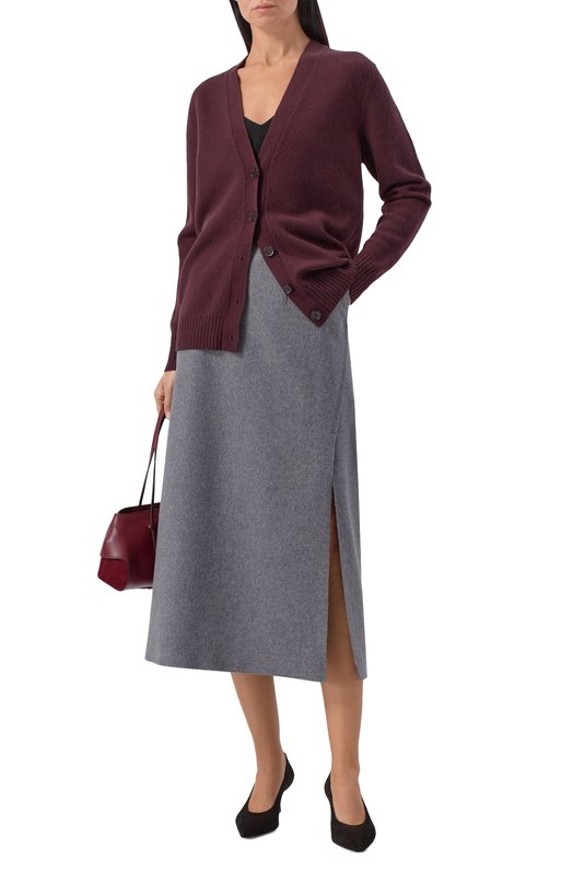 Юбка из шерсти и кашемира BOSS 50550793 Серый  50550793 Фото 2