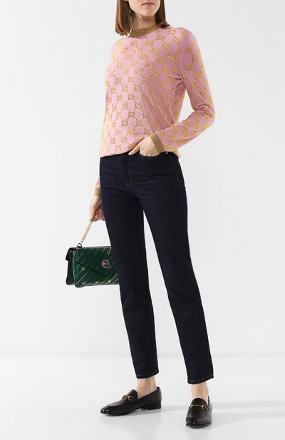 Шерстяной пуловер с контрастной отделкой GUCCI, арт. 539722/X956A, фото 2