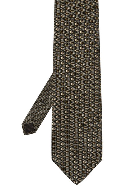 Шелковый галстук GUCCI, арт. 643994 4E002, фото 3