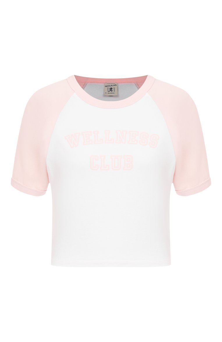 Хлопковая футболка SPORTY AND RICH, арт. T0084620010WH55, фото 1