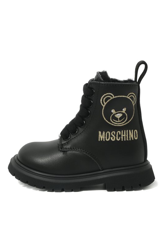Кожаные ботинки Moschino 2
