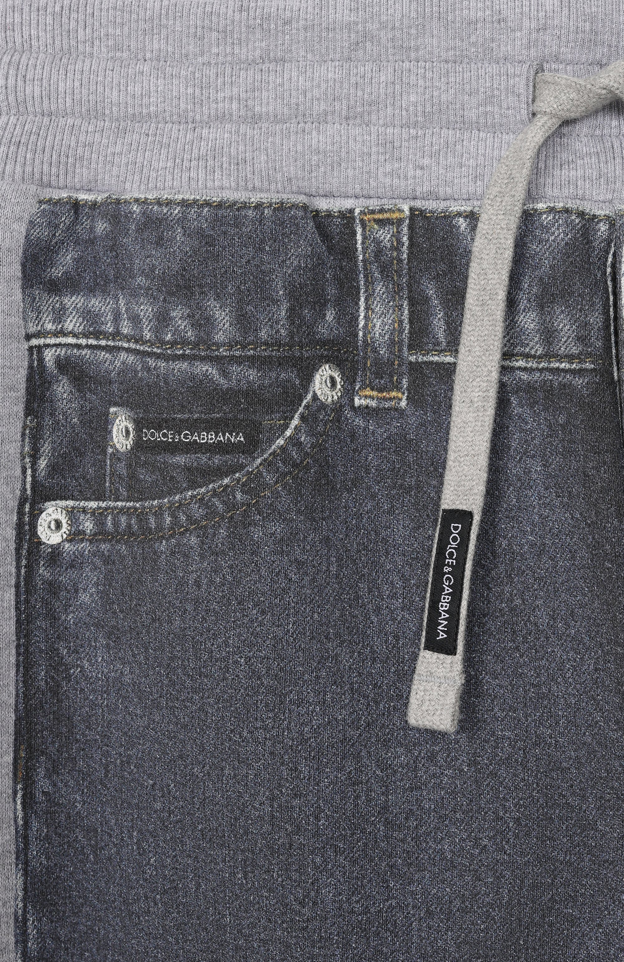 Хлопковые джоггеры DOLCE & GABBANA, арт. L4JPIN/G7PVD_001, фото 3