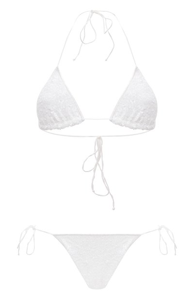 Раздельный купальник с отделкой пайетками OSEREE, арт. PTF213/SEQUINS/PEARL, фото 1